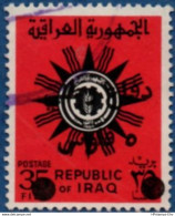 Iraq 1971 5 Fils Overprint On 1966 35 Fils For National Defense, 1 Value Cancelled 2103.1120 - Iraq