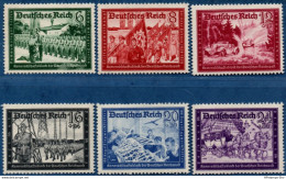 Germany 1941 Cameradery, 6 Values MNH 2103.0530 Glider Studio, Mail Coach - Poste