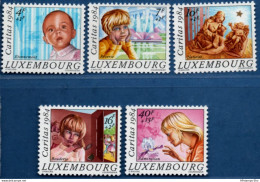 Luxemburg 1984, Caritas Children 5 Values MNH 2102.2624 Caritas, Clown, Friendship - Autres & Non Classés