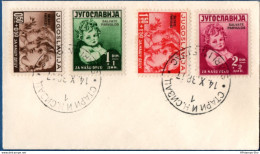 Yugoslavia 1938, Oct 14, Safe Children Overprints, Small Envelope Royal Children, 2102.0918 - Autres & Non Classés