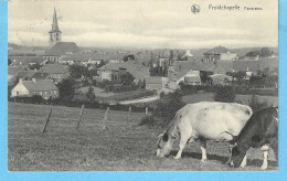 Froidchapelle (Hainaut)-1928-Belle Vue Sur Le Village Et Son Eglise-Vaches-Edit.Nels-->Mathieu-Wérion, Froidchapelle - Froidchapelle
