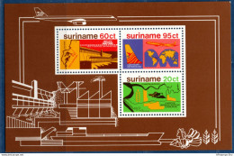 Suriname 1978 Developments Block MNH - Usines & Industries