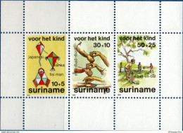 Suriname 1985 Child Wellfare Block MNH 2108.2285 - Autres & Non Classés