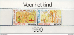 Suriname 1990 Child Wellfare Block MNH 2108.2268 - Autres & Non Classés