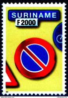 Suriname 2001 Traffic Sign - Parking Prohibited  MNH - Andere (Aarde)