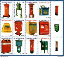 Suriname 2004 Mailboxes 12w MNH Briefkasten - Boite Aux Lettres - Brievenbus - Poste