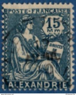 Alexandrie, 1927 15 Mill. Overprint Canceled 2104.1297 Alexandria Egypte - Oblitérés