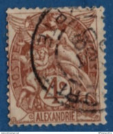Alexandrie, 1902 4c Canceled 2104.1283 Alexandria Egypte - Used Stamps