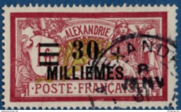 Alexandrie, 1925 30 Mill. Overprint Canceled 2104.1292 Alexandria Egypte - Usati