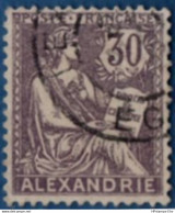 Alexandrie, 1902 30c Canceled 2104.1274 Alexandria Egypte French Office - Oblitérés