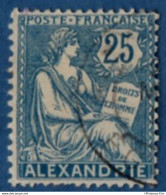 Alexandrie, 1902 25c Canceled 2104.1273 Alexandria Egypte - Oblitérés