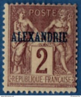 Alexandrie, 1899 2 C  Unused 1 Stamp 2104.1255 Alexandria Egypte - Nuovi