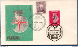 Antarctic Argentina 1958 International Geophysical Year FDC 2106.1201 - Other & Unclassified