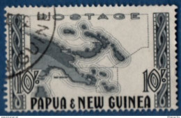 Papua New Guinea 1952 10 Shilling Map 2106.0649 - Géographie