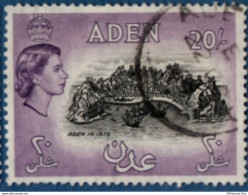 Aden 1957 20/- Histocric View 1 Stamp Cancelled 2106.0627 - Aden (1854-1963)