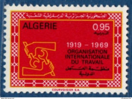Algeria 1969, ILO Labor Organisation 1 Stamp MNH 2105.2408 OIT - OIT