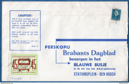 Netherlands B.B.A. Autobus Letter Breda With 45 C Bus-stamp 1965 Franked 18 C Postage + 45 C Bus 1203.1307 Busbrief - Storia Postale