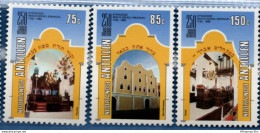 Dutch Antilles 1982 Mikve Israel-Emanuel Synagogue 3 Values MNH 2202.1521 Nederlandse Antillen - Judaísmo