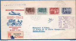 Netherlands Registered First Day Cover 1952 Itep Dutch Post & Telegraph 2112.0510  Exhibition - Poste