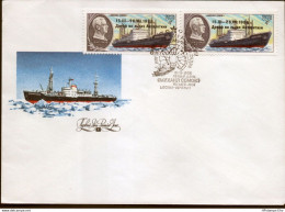 Russia - USSR 1986 Research Ship Michael Somov, FDC 2111.0108 - Expediciones árticas