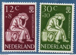 Netherlands 1960 World Refugee Year 2 Values MNH 2110.2608 - Rifugiati