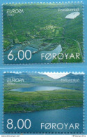 Faeroër Water 01-02 MNH Faroe Islands, Foeroyar, Cept, Europe, Hydroelectric Power Station - Protection De L'environnement & Climat