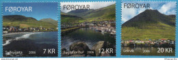 Faeroër Eysturoy Villages 06-02 MNH Faroe Islands, Foeroyar Mountains - Géographie