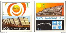 Saudi Arabia 1984 Sun Village 2 Blocks MNH SA-84-Bl Solart Panel Park, Energy Conservation, Environment, - Protection De L'environnement & Climat