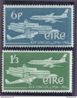 Eire 1961 Aer Lingus 25 Year  MNH 2210.0108 De Havilland Plane, DC 707, Airfield Bulding - Altri (Aria)