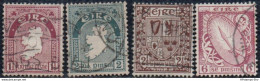 Eire 1922 1½ - 6 P 4 Stamps Used 2210.0103 - Gebruikt