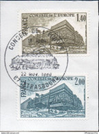 France 1980 European Council,2 Val. Cancelled 2209.2560 Conseil De L'Europe - 1980