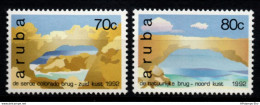 Aruba 1992 Natural Bridges 2 Values MNH 2205.0930 - Poste