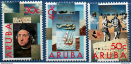 Delcampe - Aruba 1992 Discovery Of America 3 Values MNH 2205.0949 - Non Classés