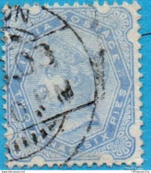 British India 1900 Victoria 2s6 Blue Cancelled 2212.2906 - 1882-1901 Imperio
