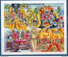 Aruba 2009 Carnaval  Block Issue MNH 09.02 Dresses, - Carnevale