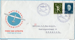 Netherlands 1954 Aviation Fund First Day Cover NL-FDC-54.01 - Altri (Aria)