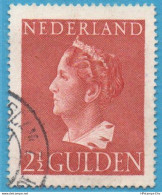 Netherlands 1945  2½ Gld Queen Wilhelmina Cancelled Nl-46-01.02 H - Gebruikt