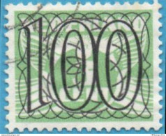 Netherlands German Occupation 1940 100 C (1 Gld) Guilloche Overprint Cancelled Nl-40-02.16 H - Gebruikt