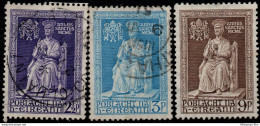 Eire 1950 Petrus Statue Set 3 Values Used 50-1 - Oblitérés