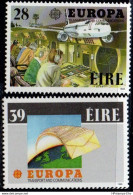 Eire 1988 Air Coimmunication In Europe  2 Values MNH 2209.2637 Airport Control Room, Plane, Globe - Sonstige (Luft)