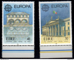 Eire 1990 Cept Post Offices 2 Values MNH 2209.2610 GPO Dublin, Westport - Poste