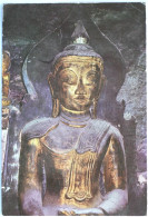 C. P. A. Couleur : MYANMAR : Pindiya Caves, One Of The Thousands Of Buddha Statues, 2 Stamps In 1968 - Myanmar (Burma)