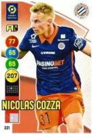 221 Nicolas Cozza - Montpellier HSC - Panini Adrenalyn XL LIGUE 1 - 2021-2022 Carte Football - Trading Cards