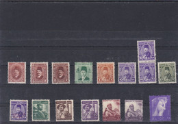 ÄGYPTEN - EGYPT - EGYPTIAN - MONARCHIE - KÖNIG FUAD - KÖNIG FARUK PORTRÄT - NO GUM - Used Stamps