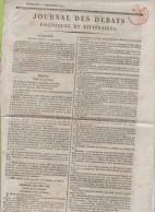 JOURNAL DES DEBATS 23 11 1817 - WEIMAR - COMTE DESEZE - PETITIONS - CONVENTION PAPE PIE VII & ROI LOUIS XVIII BULLES - 1800 - 1849