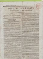 JOURNAL DES DEBATS 12 12 1817 - PETITIONS - PROJET DE LOI SUR LES ABUS DE LA PRESSE ET SUR LES JOURNAUX - - 1800 - 1849