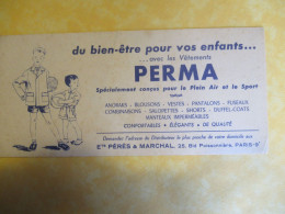/Vêtement  /" PERMA"/Pour Le Plein Air Et Le Sport/Ets Pérés & Marchal/ Paris /Vers 1950-1960   BUV737 - S