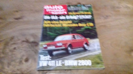 142 / AUTO MOTOR UND SPORT N° 20 1969  ALFA ROMEO T33 STRADA  TEST VW 411 LE BMW 2800 - Cars & Transportation