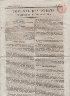 JOURNAL DES DEBATS 18 12 1817 - LAUSANNE - LONDRES JOHN VARTIE - MEXIQUE FRANCISCO MINA - LOI SUR LA PRESSE - 1800 - 1849