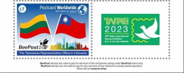 Lithuania Litauen Lettonie 2023 Taiwanese Representative Office In LT Taipei-2023 Exhibition BeePost Stamp With LabelMNH - Ongebruikt